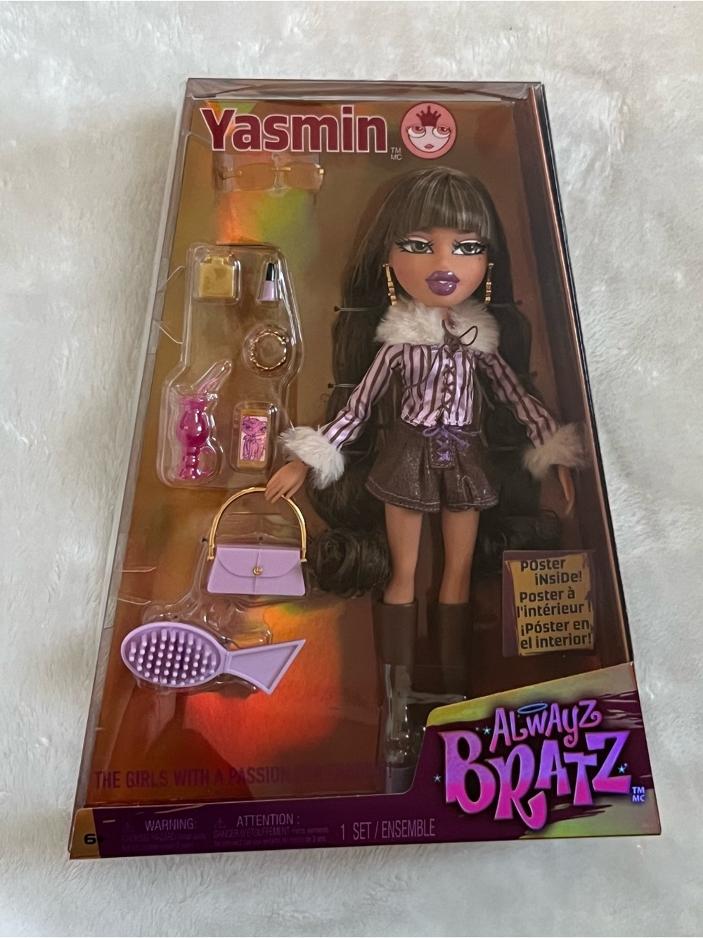 NIB / NRFB Alwayz Bratz Yasmin Doll with accessories and poster